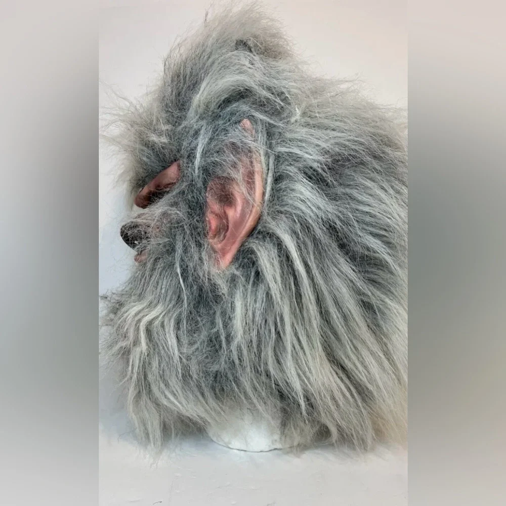 Halloween - Werewolf Faux Fur Costume Mask